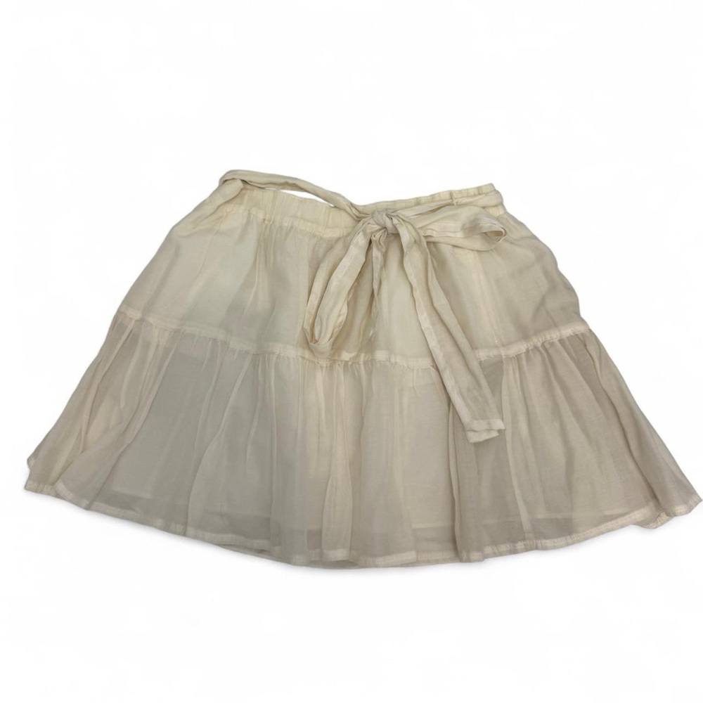 Abercrombie & Fitch Cream Mini Skirt